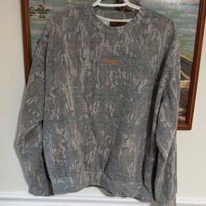 Tribe Gray and Green Women's Sweatshirt